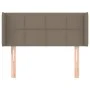 Taupe gray fabric headboard 83x16x78/88 cm by , Headboards and footboards - Ref: Foro24-3118746, Price: 41,97 €, Discount: %