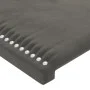 Headboard with dark gray velvet ears 83x16x118/128 cm by , Headboards and footboards - Ref: Foro24-3119471, Price: 66,44 €, D...