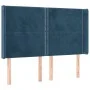 Kopfteil mit dunkelblauen Samtohren 147x16x118/128 cm von , Kopf- und Fußteile - Ref: Foro24-3119492, Preis: 117,82 €, Rabatt: %