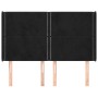 Cabecero con orejas de terciopelo negro 147x16x118/128 cm de , Cabeceros y pies de cama - Ref: Foro24-3119490, Precio: 96,90 ...