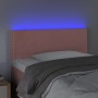Cabecero con LED de terciopelo rosa 100x5x78/88 cm de , Cabeceros y pies de cama - Ref: Foro24-3121519, Precio: 46,61 €, Desc...
