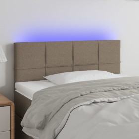 Cabecero con LED de tela gris taupe 80x5x78/88 cm de , Cabeceros y pies de cama - Ref: Foro24-3121590, Precio: 39,30 €, Descu...