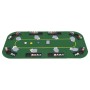 Superficie de póker 8 jugadores plegable en 4 rectangular verde de vidaXL, Mesas de juego y de póquer - Ref: Foro24-80208, Pr...
