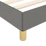 Bed frame with headboard in dark gray fabric 90x200 cm by , Beds and slatted bases - Ref: Foro24-3124945, Price: 126,12 €, Di...