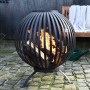 Esschert Design Brasero esfera enrejada acero al carbono negro FF400 de Esschert Design, Chimeneas - Ref: Foro24-422495, Prec...