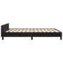 Estructura de cama con cabecero de terciopelo negro 140x200 cm de , Camas y somieres - Ref: Foro24-3125698, Precio: 202,19 €,...