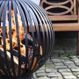 Esschert Design Brasero esfera enrejada acero al carbono negro FF400 de Esschert Design, Chimeneas - Ref: Foro24-422495, Prec...