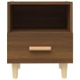 Mesitas de noche 2 unidades color roble marrón 40x35x47 cm de vidaXL, Mesitas de noche - Ref: Foro24-817302, Precio: 69,90 €,...