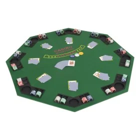 2-fold folding poker surface for 8 players octagonal by vidaXL, Game and poker tables - Ref: Foro24-80209, Price: 88,21 €, Di...