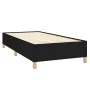 Box spring bed with black fabric mattress 100x200 cm by , Beds and slatted bases - Ref: Foro24-3128423, Price: 335,19 €, Disc...