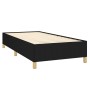 Cama box spring con colchón tela negro 100x200 cm de , Camas y somieres - Ref: Foro24-3128423, Precio: 342,66 €, Descuento: %