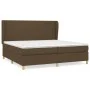 Boxspringbett mit dunkelbrauner Stoffmatratze 200x200 cm von , Betten und Lattenroste - Ref: Foro24-3128392, Preis: 667,65 €,...
