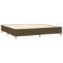 Boxspringbett mit dunkelbrauner Stoffmatratze 200x200 cm von , Betten und Lattenroste - Ref: Foro24-3128392, Preis: 667,65 €,...