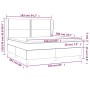 Cama box spring con colchón terciopelo gris oscuro 160x200 cm de , Camas y somieres - Ref: Foro24-3129160, Precio: 536,91 €, ...