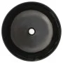 Lavabo redondo de cerámica negro 41,5x13,5 cm de vidaXL, Lavabos - Ref: Foro24-142732, Precio: 63,98 €, Descuento: %
