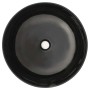Lavabo redondo de cerámica negro 41,5x13,5 cm de vidaXL, Lavabos - Ref: Foro24-142732, Precio: 64,98 €, Descuento: %