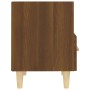 Mesitas de noche 2 unidades color roble marrón 40x35x47 cm de vidaXL, Mesitas de noche - Ref: Foro24-817302, Precio: 69,90 €,...