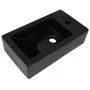 Lavabo con agujero grifo rectangular cerámica 46x25,5x12 negro de vidaXL, Lavabos - Ref: Foro24-142738, Precio: 61,04 €, Desc...