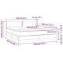 Cama box spring con colchón tela marrón oscuro 180x200 cm de , Camas y somieres - Ref: Foro24-3130212, Precio: 534,22 €, Desc...