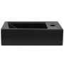 Lavabo con agujero grifo rectangular cerámica 46x25,5x12 negro de vidaXL, Lavabos - Ref: Foro24-142738, Precio: 71,75 €, Desc...