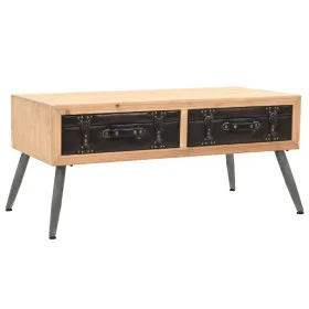 Solid fir wood coffee table 115x55x50 cm by vidaXL, Coffee table - Ref: Foro24-245777, Price: 157,42 €, Discount: %