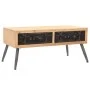 Solid fir wood coffee table 115x55x50 cm by vidaXL, Coffee table - Ref: Foro24-245777, Price: 157,42 €, Discount: %