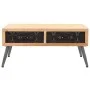 Solid fir wood coffee table 115x55x50 cm by vidaXL, Coffee table - Ref: Foro24-245777, Price: 157,42 €, Discount: %