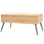 Solid fir wood coffee table 115x55x50 cm by vidaXL, Coffee table - Ref: Foro24-245777, Price: 157,42 €, Discount: %