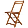 Sillas de bistró 2 unidades madera maciza de acacia de vidaXL, Sillas de jardín - Ref: Foro24-44012, Precio: 84,43 €, Descuen...