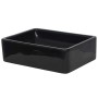Lavabo de cerámica rectangular negro 41x30x12 cm de vidaXL, Lavabos - Ref: Foro24-142734, Precio: 72,90 €, Descuento: %