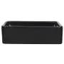 Black rectangular ceramic sink 41x30x12 cm by vidaXL, Sinks - Ref: Foro24-142734, Price: 71,43 €, Discount: %