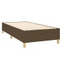 Cama box spring colchón luces LED tela marrón oscuro 100x200cm de , Camas y somieres - Ref: Foro24-3135576, Precio: 347,20 €,...