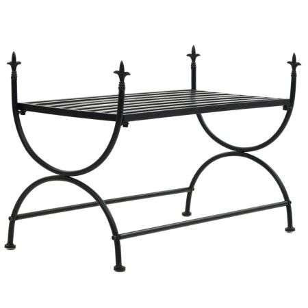 Banco de estilo vintage metal 83x42x55 cm negro de vidaXL, Bancos de comedor y cocina - Ref: Foro24-245940, Precio: 60,33 €, ...