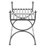 Banco de estilo vintage metal 83x42x55 cm negro de vidaXL, Bancos de comedor y cocina - Ref: Foro24-245940, Precio: 60,33 €, ...