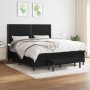 Cama box spring con colchón tela negro 180x200 cm de , Camas y somieres - Ref: Foro24-3136535, Precio: 640,36 €, Descuento: %
