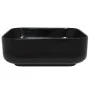 Lavabo cuadrado de cerámica negro 38x38x13,5 cm de vidaXL, Lavabos - Ref: Foro24-142733, Precio: 70,25 €, Descuento: %