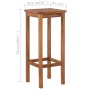 Set mesa de bar y sillas 3 piezas de madera de acacia maciza de vidaXL, Conjuntos de jardín - Ref: Foro24-44008, Precio: 302,...