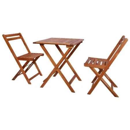Mesa y sillas bistró plegables 3 pzas madera maciza de acacia de vidaXL, Conjuntos de jardín - Ref: Foro24-44015, Precio: 113...