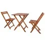 Mesa y sillas bistró plegables 3 pzas madera maciza de acacia de vidaXL, Conjuntos de jardín - Ref: Foro24-44015, Precio: 113...
