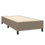 Cama box spring colchón y luces LED gris taupe 80x200 cm de , Camas y somieres - Ref: Foro24-3138193, Precio: 353,88 €, Descu...