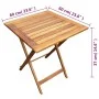 Mesa y sillas bistró plegables 3 pzas madera maciza de acacia de vidaXL, Conjuntos de jardín - Ref: Foro24-44015, Precio: 113...