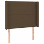 Cama box spring colchón y luces LED tela marrón oscuro 80x200cm de , Camas y somieres - Ref: Foro24-3138752, Precio: 324,89 €...