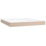 Cama box spring colchón LED cuero sintético capuchino 180x200cm de , Camas y somieres - Ref: Foro24-3139342, Precio: 644,87 €...