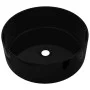 Round black ceramic sink 40x15 cm by vidaXL, Sinks - Ref: Foro24-142737, Price: 62,02 €, Discount: %