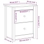 Mesita de noche madera maciza de pino marrón miel 50x35x61,5 cm de vidaXL, Mesitas de noche - Ref: Foro24-813685, Precio: 51,...