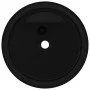 Round black ceramic sink 40x15 cm by vidaXL, Sinks - Ref: Foro24-142737, Price: 62,02 €, Discount: %
