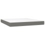 Cama box spring con colchón tela gris oscuro 180x200 cm de , Camas y somieres - Ref: Foro24-3140554, Precio: 557,21 €, Descue...