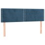 Cama box spring con colchón terciopelo azul oscuro 140x200 cm de , Camas y somieres - Ref: Foro24-3141249, Precio: 425,47 €, ...