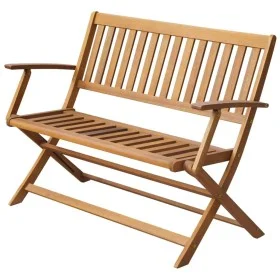 Banco de jardín madera maciza de acacia 120 cm de vidaXL, Bancos de jardín - Ref: Foro24-44132, Precio: 119,92 €, Descuento: %