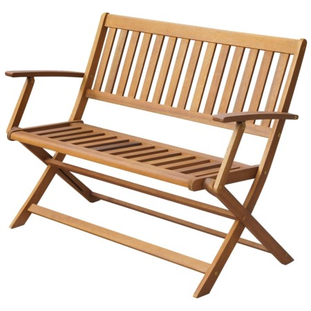 Banco de jardín madera maciza de acacia 120 cm de vidaXL, Bancos de jardín - Ref: Foro24-44132, Precio: 133,08 €, Descuento: %